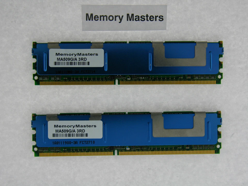 MA509G/A 2GB (2x1GB) PC2-5300 DDR2-667 Memory Kit for Apple XServe - Image 1 of 1