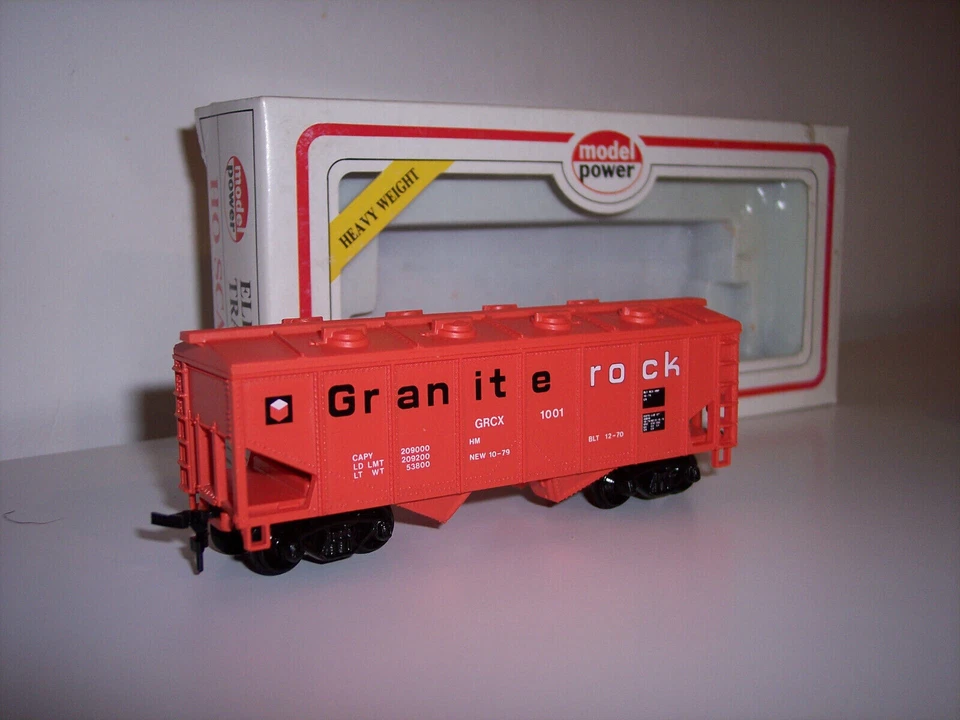 Model Power - Carro USA hopper chiuso per trasporto granito - Epoca IV H0 - 1/87 - Immagine 1 di 1