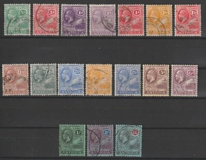 ANTIGUA 1921/29 SG 62/78 USED - Picture 1 of 1