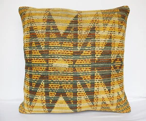24x24 Kissen, hochwertiges Bohemian Kissen, Kilimkissen, Dekokissen, Sofakissen - Bild 1 von 13