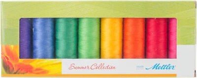 Mettler Silk Finish Cotton Thread Gift Pack 8/Pkg-Summer (Pack of 1) - Image 1 of 3