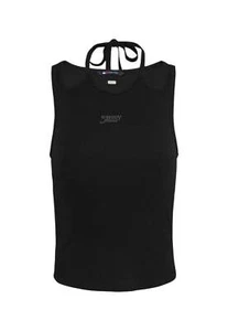 Tommy Hilfiger Jeans Women Top - XS Black Designer Blouse Elegant Chic Fashion - Picture 1 of 3