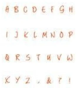 Quickutz PHOEBE Alphabet Skinni Mini 2x2 Schneidformen 0,25" Buchstaben - komplett - Bild 1 von 7