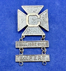 California Cadet Corps Marksmanship Badge (Small Bore Rifle, Expert) P42 - Picture 1 of 2