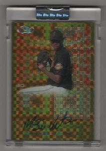 2004 Finest Uncirulated Gold X-Fractor #119 Merkin Valdez Giants ###/139 Auto - Picture 1 of 1