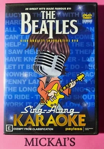 THE BEATLES - SING-ALONG KARAOKE HIGH QUALITY INTERACTIVE DVD WITH 28 GREAT HITS - Bild 1 von 2