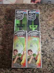 GI Joe Soaring Slingshot Glider Over 100ft Sling Shot Distance 2021 Green Black  - Picture 1 of 6