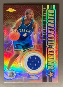 MICHAEL FINLEY 2001-02 Topps Chrome Refractor Shorts Illustrated Jersey 26/50 - Picture 1 of 2