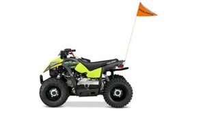 NEW OEM POLARIS PREDATOR OUTLAW 50 LEFT SIDE PANEL LIME 2017 2018 - Picture 1 of 2