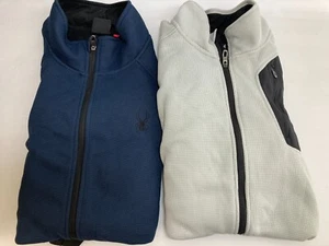 Spyder Men's Full Zip Sweater Waffle Style 130323 Choose Color & Size - Picture 1 of 5