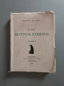 Xavier Boveda - Los motivos eternos - 1a edicion 1927 - Imagen 1 de 3