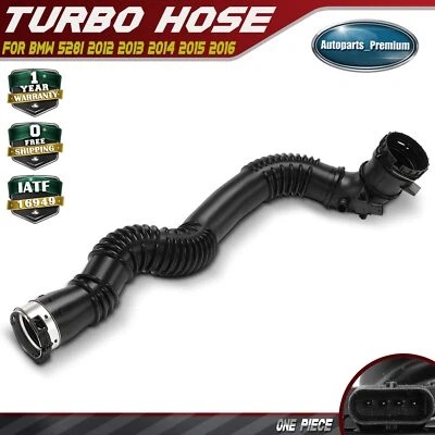 Intercooler Air Intake Hose w/Sensor for BMW 528i 2012-2016 L4 2.0L Turbocharged - Image 1 of 4