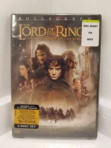 LORD OF THE RINGS~THE FELLOWSHIP OF THE RINGS~DVD Disc~Fullscreen~New Sealed ME1 - Picture 1 of 4