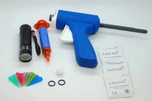 10 ml vendajas densas pegamento UV, pistola adhesiva, hisopo, linterna LED UV - Imagen 1 de 1
