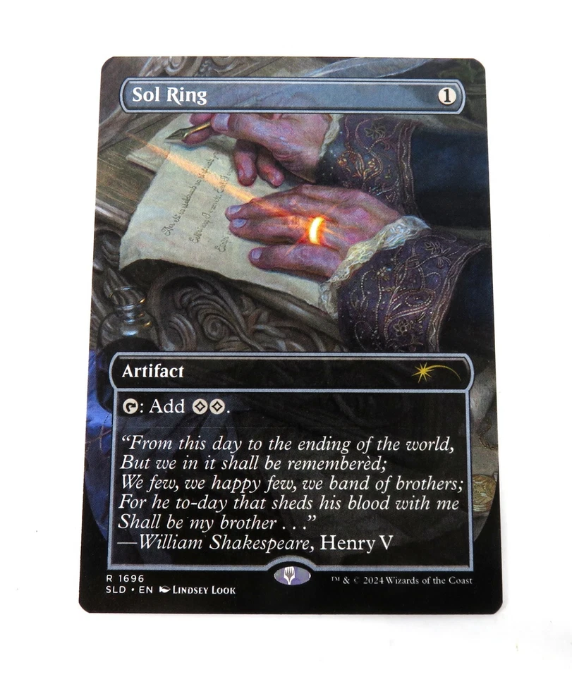 Sol Ring Borderless Secret Lair SLD 1696 NM - MTG Magic - Image 1 of 1