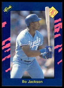 1990 Classic Blue  2 Bo Jackson     Kansas City Royals