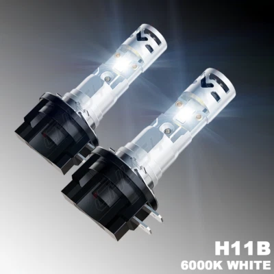 For Kia Sedona 2008-2014 H11B LED Headlight Bulbs LOW BEAM 6000K White Light Kit - Image 1 of 4