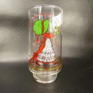 HOLLY HOBBIE Drinking Glass Coca Cola "Merry Christmas" Limited Edition FEH&3 - Picture 1 of 7