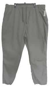 Old Navy Cotton Jogger Pants Mens Size XXL Light Brown Drawstring New With Tags - Picture 1 of 4