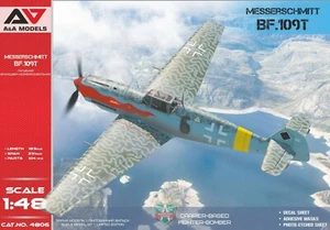 1/48 Messerschmitt Me-109T A&A 4806 plastic kit - Picture 1 of 3