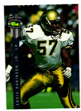 1992 Classic Four Sport Eddie Robinson Football Card #146 Houston Oilers       a