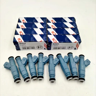 8PCS Fuel Injectors For 1996-99 Dodge RAM 1500 2500 3500 5.2L 5.9L #0280155715 - Image 1 of 4