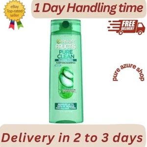 Garnier Fructis Pure Clean Purifying Shampoo, Silicone-Free, 12.5 Fl Oz - Picture 1 of 3