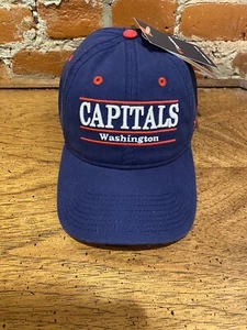 Gorra Washington Capitals Fanatics azul con tirantes NHL.NWT - Imagen 1 de 5