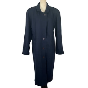 Cappotto vintage Donnybrook misto lana classico lungo soprabito donna XL made in USA - Foto 1 di 13