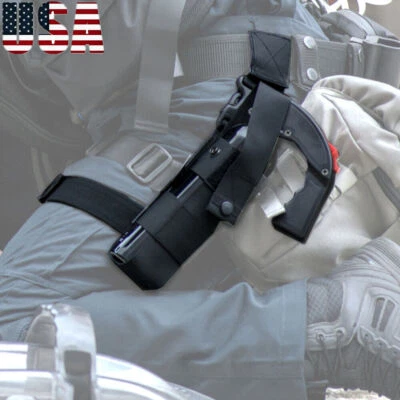 Funda para botella de agua con pierna caída soporte para spray de pimienta ajustable paquete abierto para muslos Foto 1 de 4