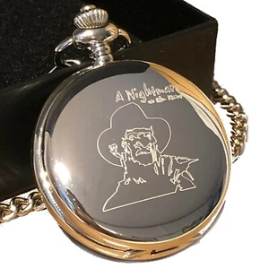 Orologio da taschino completo cacciatore Nightmare On Elm Street Freddy Krueger film horror - Foto 1 di 4