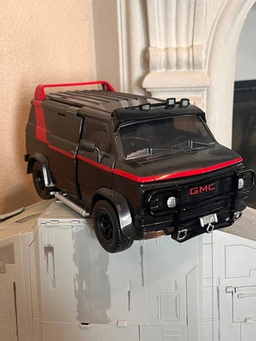 gi joe jazwares A-Team Van 2010 movie gmc 1/18 scale bank robber gettaway Cover