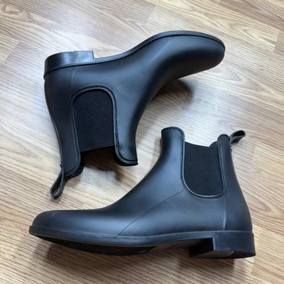 Sam Edelman Boots Womens Size 11 Black Tinsley Chelsea Rain Ankle Booties - Image 1 of 4