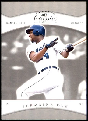 Jermaine Dye 2001 Donruss Classics #63 Blue Jays MLB READ FREE SHIP AutographDen - Image 1 of 2