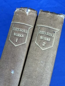 1836 WORKS of SAMUEL JOHNSON, Vol. I & II ~ Arthur Murphy, Publ. George Dearborn - Bild 1 von 21