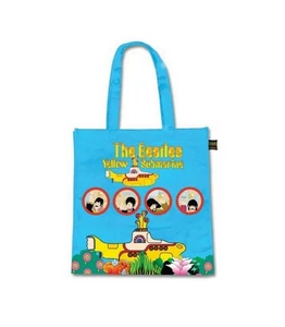 Bolso de Mano The Beatles Amarillo Submarino Ojos de Buey Oficial Azul Eco 38cm x 36cm - Imagen 1 de 1