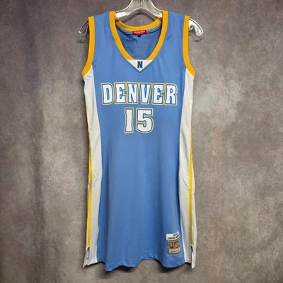 NWOT Mitchell Ness Denver Nuggets Carmelo Anthony 15 Jersey Dress Womens M - Image 1 of 4