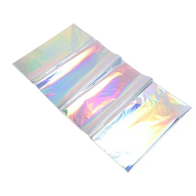 4pcs Iridescent Tablecloth Shiny Disposable Table Covers Rectangular P - Image 1 of 4