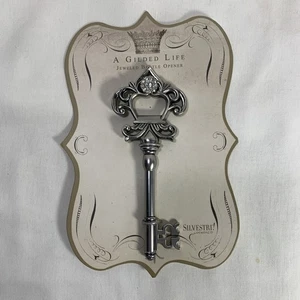 Flaschenöffner mit Schmucksteinen ein vergoldetes Leben elegant anspruchsvoll klassisch Höhle Bar Werkzeug - Bild 1 von 9