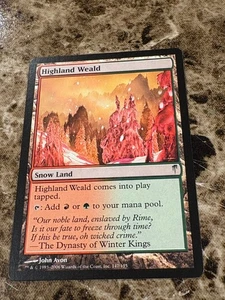 HIGHLAND WEALD Magic MTG Coldsnap - Picture 1 of 2