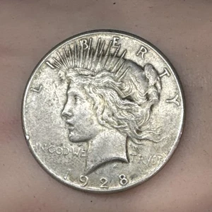 Dólar de la paz de Estados Unidos de 1928 que califiques - Imagen 1 de 2