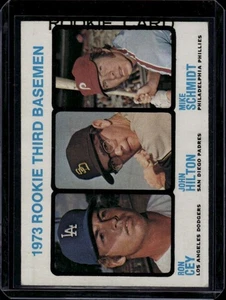 1973 Topps #615 Ron Cey/John Hilton/Mike Schmidt RC Rookie Card Phillies NM - Picture 1 of 1