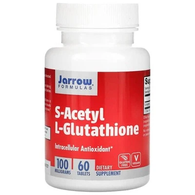 JARROW FORMULAS S-Acetyl L-Glutathione 100 mg 60 Tablets - Image 1 of 3