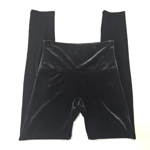 Spanx Velvet Black Leggings Medium - Picture 1 of 18