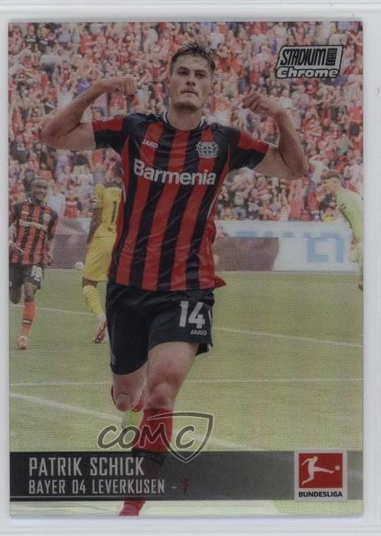 2021-22 Topps Stadium Club Chrome Bundesliga Refractor Patrik Schick #68 - Image 1 of 2