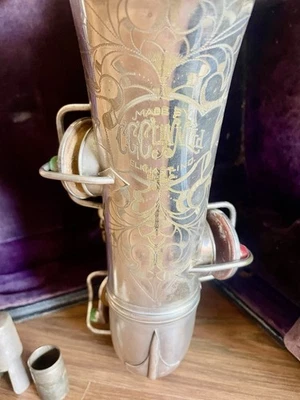 Antique CG Conn Alto L Saxophone New Wonder 1914 - Image 1 of 4