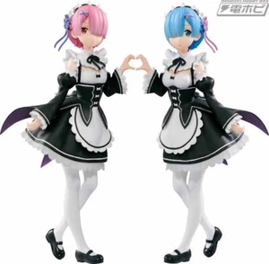 Re: Zero REM And RAM Happy Birthday Figure Ichiban Kuji Prize A Height 6.3 inch - Picture 1 of 5