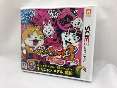 Nintendo 3DS Japan Yokai Watch 3 TEMPURA Tracking Number from Japan - Image 1 of 4
