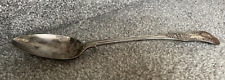 LARGE WILLIAM IV SOLID SILVER SERVING BASTING SPOON 1837 CHARLES LIAS 207G