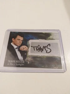 SUPERNATURAL SEASON 3 AUTOGRAPH CARD - A27 TRAVIS WESTER AS HARRY SPANGLER - Picture 1 of 2